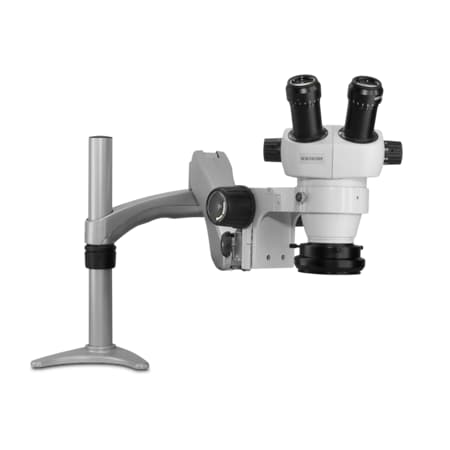 Scienscope ELZ Stereo Zoom Microscope And Polarized LED Light On Articulating Arm ELZ-PK3-R3